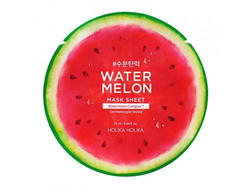 Holika Water Melon Mask Sheet hydratační platýnková maska s výtažkem z melounu 25 ml
