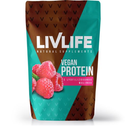 LIVLIFE Vegan protein s lyofilizovanou malinou 245 g