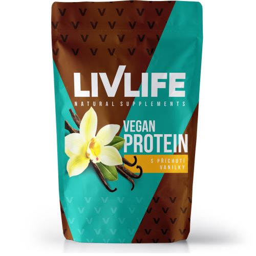 LIVLIFE Vegan protein s příchutí vanilky 245 g