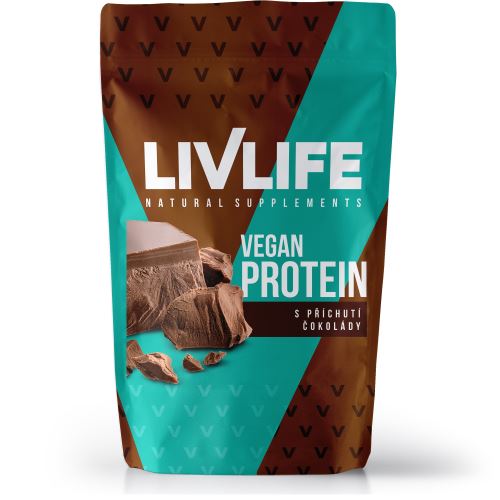 LIVLIFE Vegan protein s příchutí čokolády 245 g